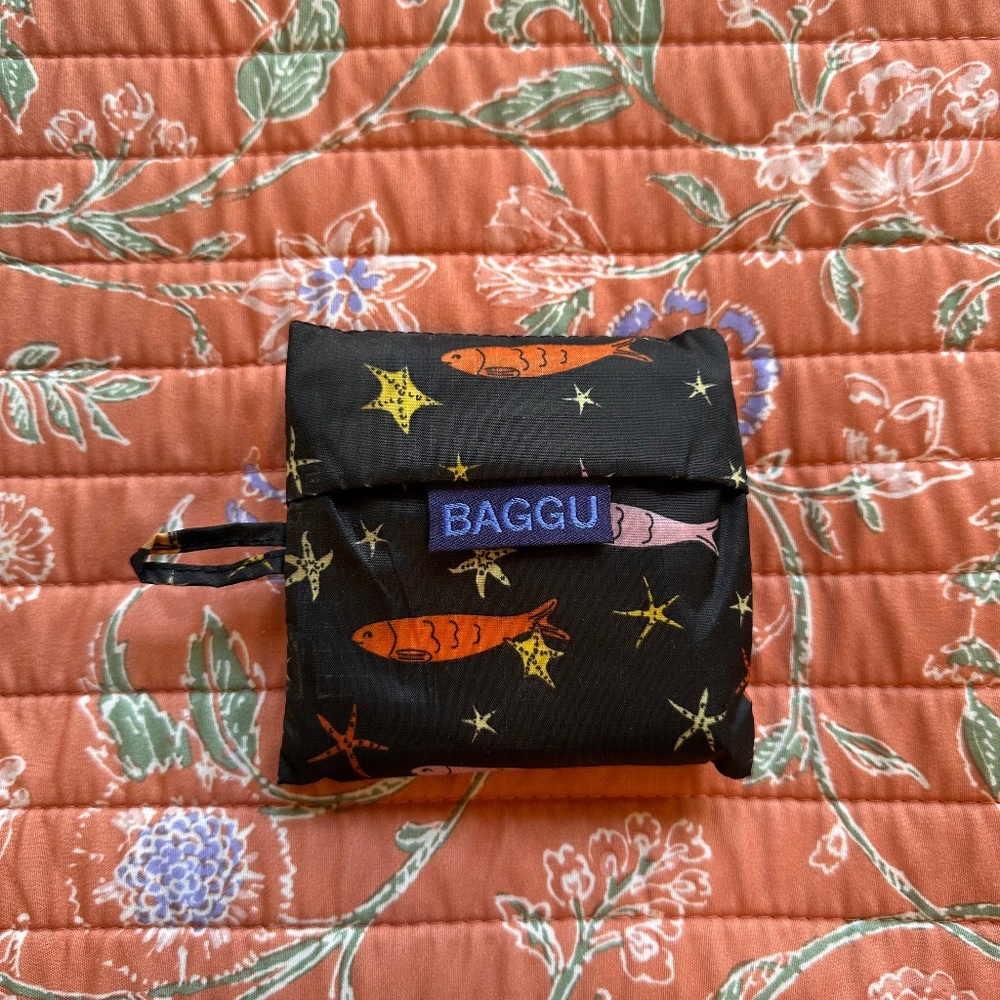 NWT Baby Baggu fish print!